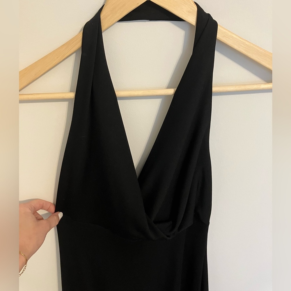 BCBGMaxAzria Halter Midi Dress